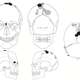 Grey markings show blunt force trauma injuries on females and black markings on males. (Image: S. Gummesson et al., 2018)
